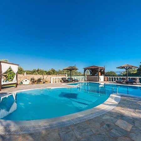 Villa Maxim With Private Pool & Tennis Court Halikounas Luaran gambar
