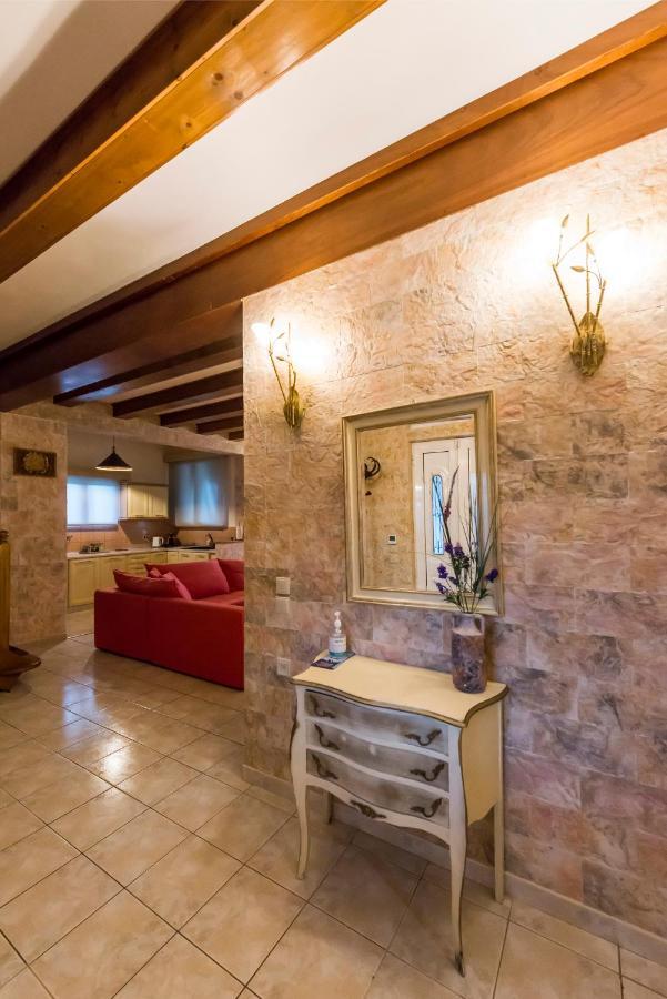 Villa Maxim With Private Pool & Tennis Court Halikounas Luaran gambar
