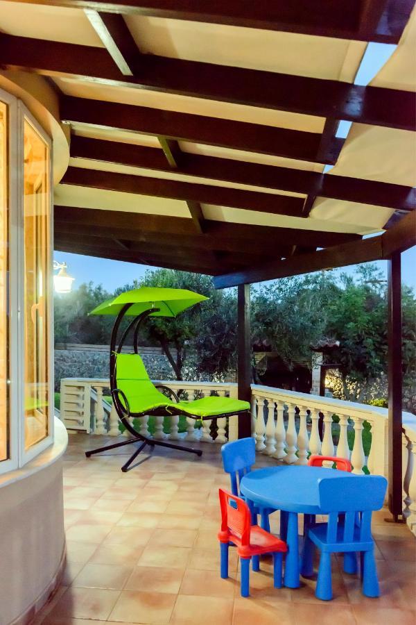 Villa Maxim With Private Pool & Tennis Court Halikounas Luaran gambar
