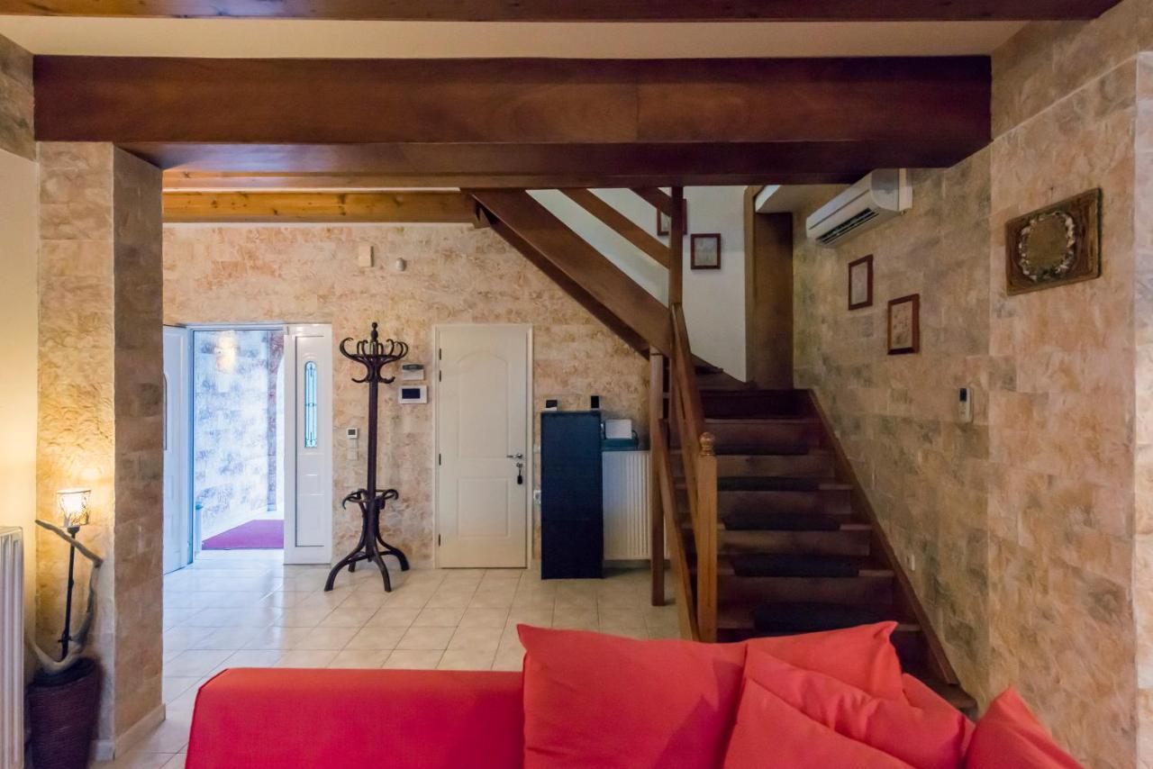 Villa Maxim With Private Pool & Tennis Court Halikounas Luaran gambar