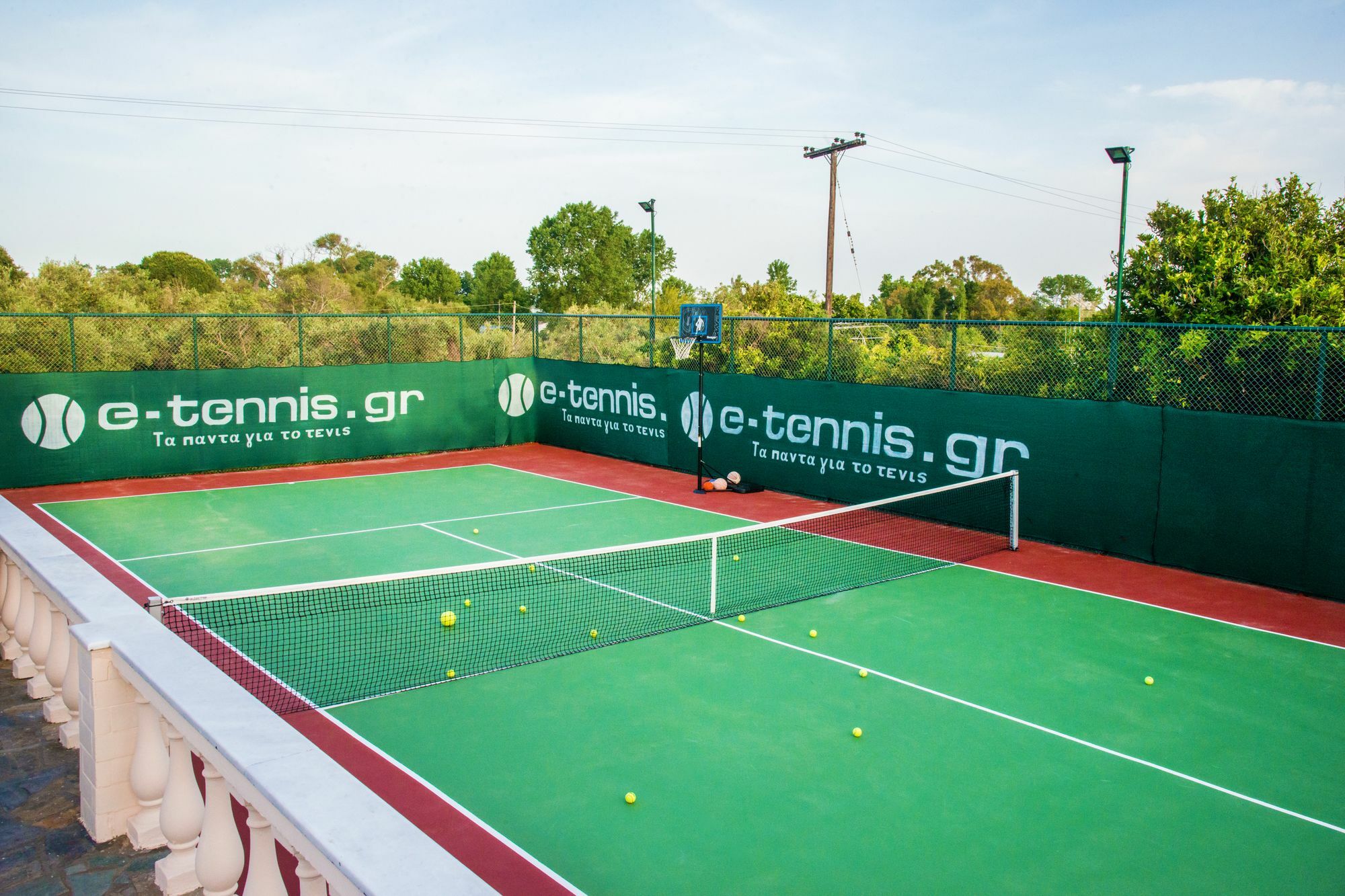 Villa Maxim With Private Pool & Tennis Court Halikounas Luaran gambar