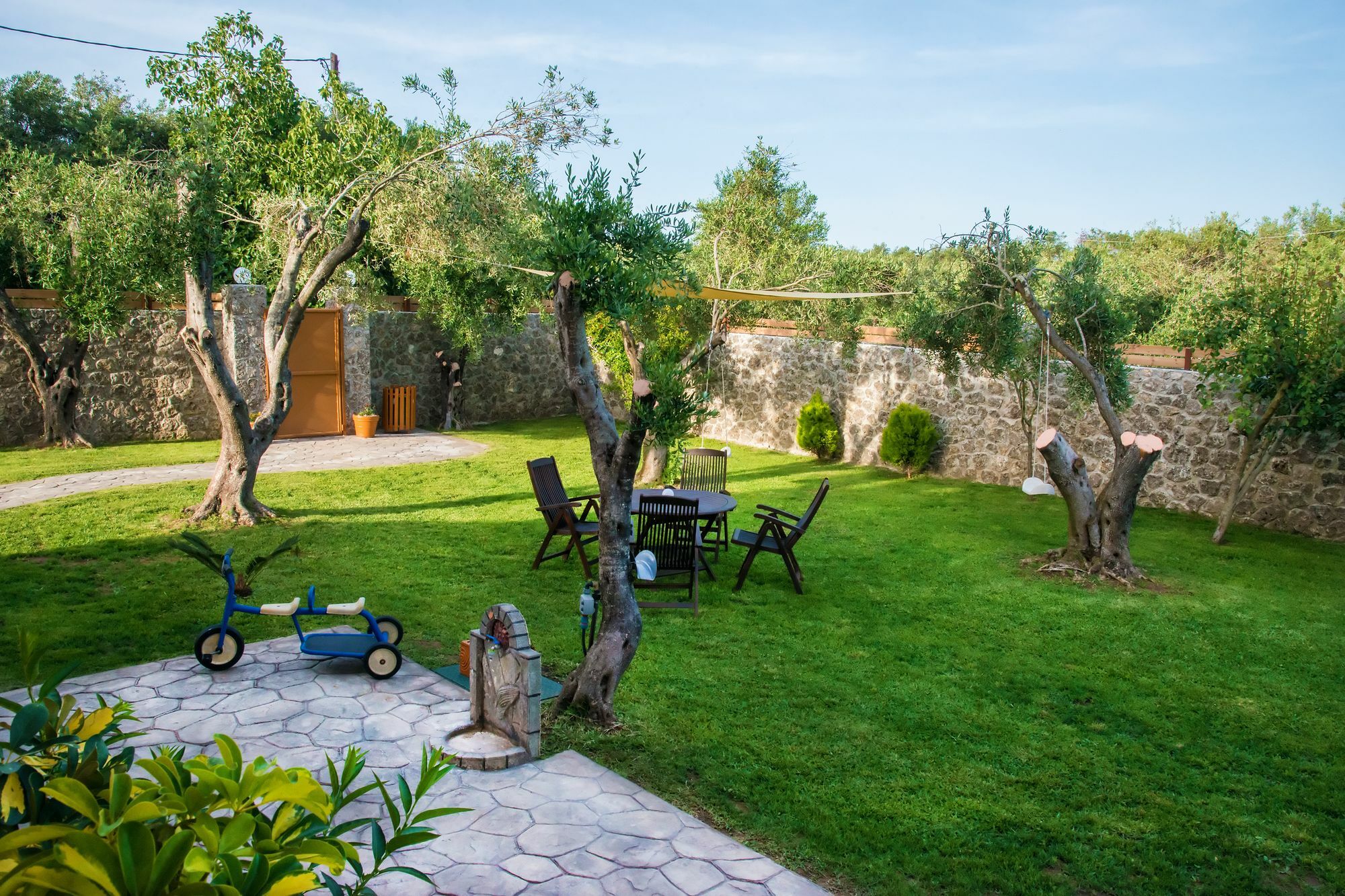 Villa Maxim With Private Pool & Tennis Court Halikounas Luaran gambar