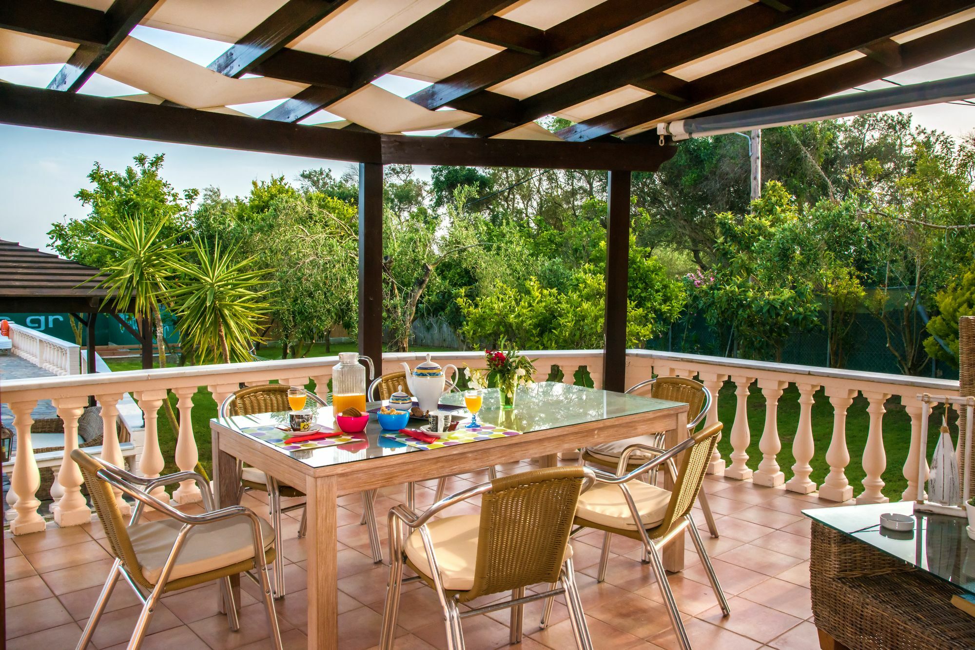 Villa Maxim With Private Pool & Tennis Court Halikounas Luaran gambar